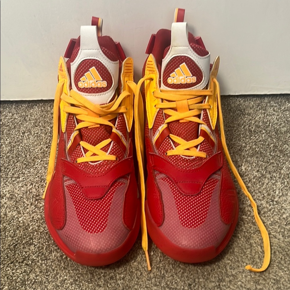 Adidas ZoneBoost Collegiate Red Atlanta Hawks ATL Basketball FY0869